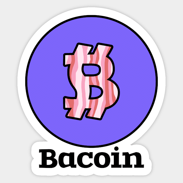 Bacoin crypto cryptocurrency joke digital currency meme coin Sticker by Captain-Jackson